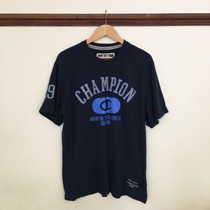 champion t shirt dark blue