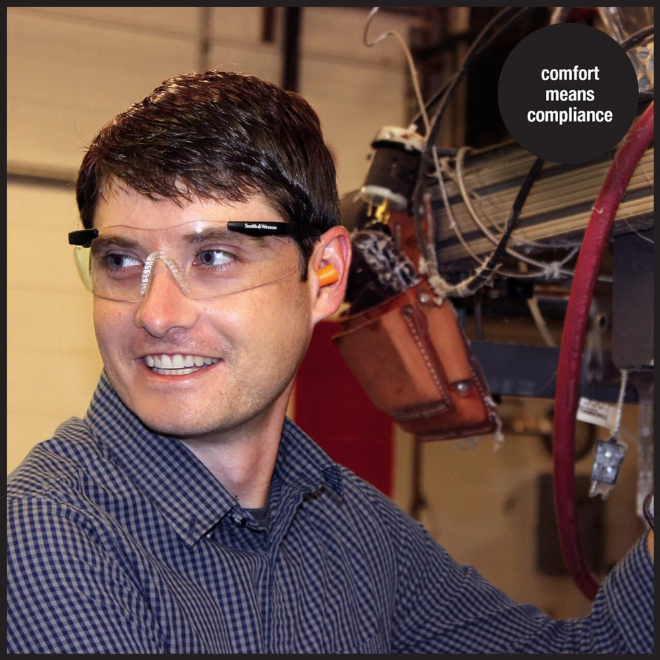 Smith & Wesson 19794 Magnum Gafas de Seguridad para Disparos Lente Antiniebla Transparente ANSI Z87 Foto 4 de 4