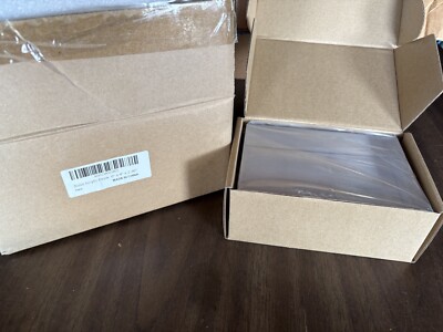 Acrylic Diamond Polished Clear Rectangle Solid Block 6''x4''x2.36 Lot (8) Open Box