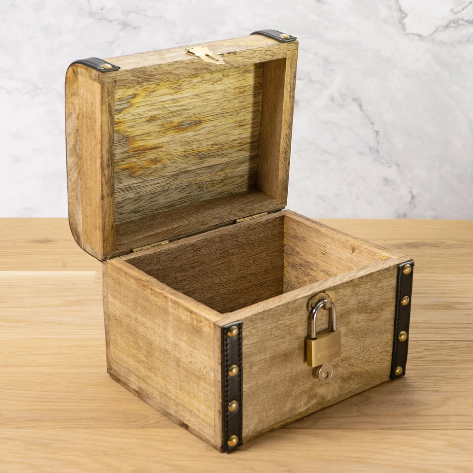 Bauerntruhe hell 2. Wahl Schatzkiste Schatztruhe Truhe Holztruhe ohne Schloß - Bild 2 von 2