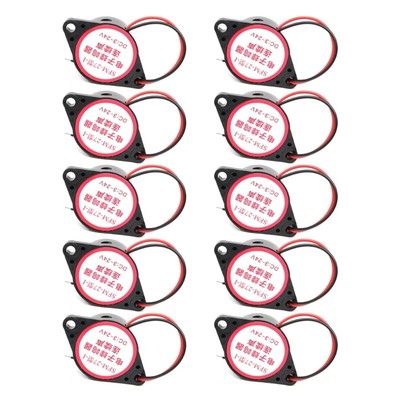 Pack of 10pcs Loud Electronic Buzzers DC3~24V 100dB for DIY Electronics Project
