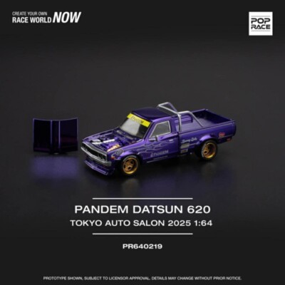 POP RACE 東京オートサロン2025限定　DATSUN 620 POP RACE PANDEM DATSUN 620 TOKYO AUTO SALON 2025 ~ 1/64 | eBay