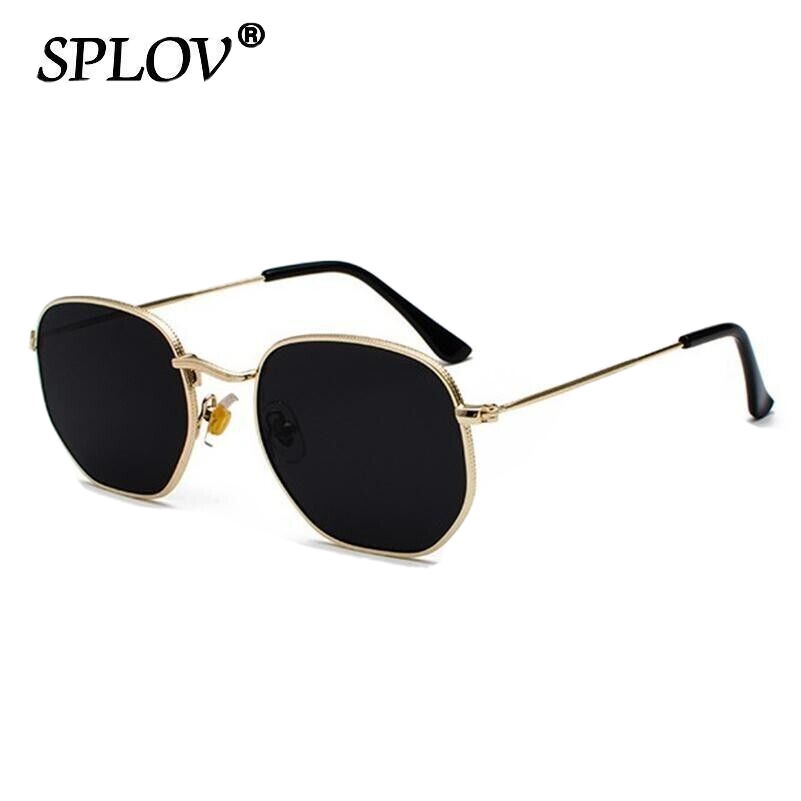 Hexagon Men Women Sunglasses Square Polygon Sun Glasses  display picture 3