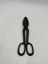 VINTAGE 12 "SNIPS SHEARS TIN METAL FORGED STEEL MADE IN USA Good Preowned #Q