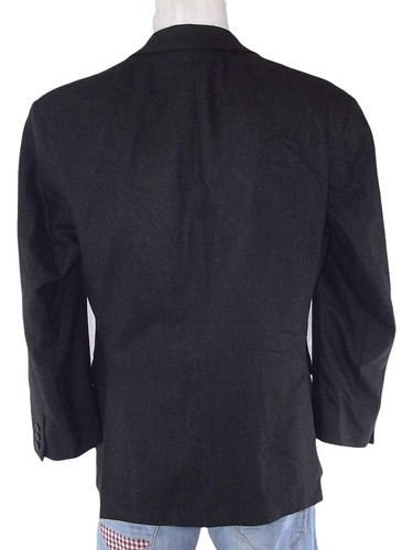 Montezemolo Giacca Da Uomo 48 M Medium Antracite In Cashmere 2 Bottoni Blazer - Picture 2 of 16