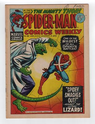 1967 MARVEL AMAZING SPIDER-MAN #45 & JOURNEY INTO MYSTERY #117 3RD LIZARD KEY UK
