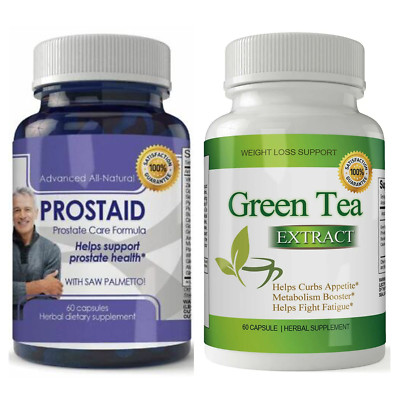 Saw Palmetto Prostate Support & Green Tea Extract Weight Management 60 Capsules