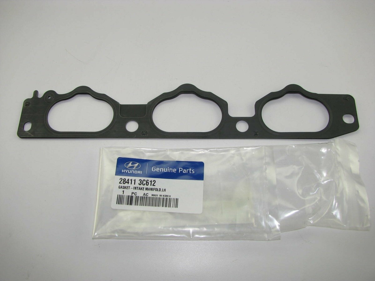 NEW - OEM Left Driver Intake Manifold Gasket For Hyundai 3.3