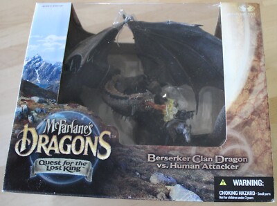 DAMAGED BOX/SEALED McFarlane Dragons BERZERKER Clan Dragon HUMAN Attacker 2004