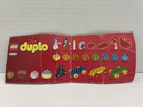 Mickey Mouse Birthday Train Clubhouse Lego Duplo Building Toy NO MINI FIGURES