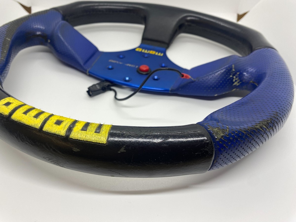 MOMO COMMAND Steering Blue Black KBA70251 F/S From Japan | eBay