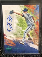 Dane Dunning 2021 Diamond Kings DK Signature Platinum Blue #21/25 - Rangers