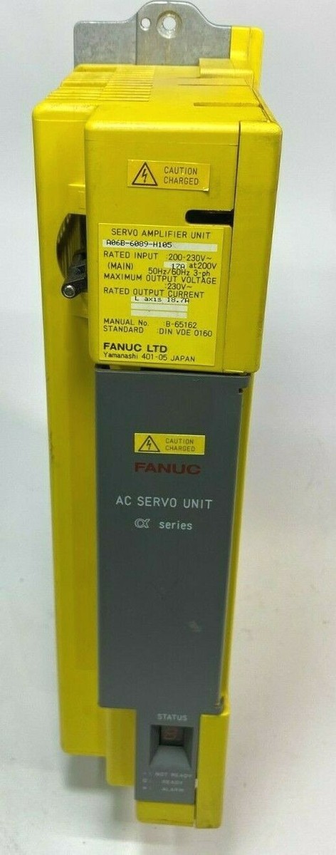 FANUC A06B-6089-H105 Servo Amplifier Drive Ser B 200-230VAC FANUC A06B-6089-H105 Servo Amplifier Drive Ser B 200-230VAC