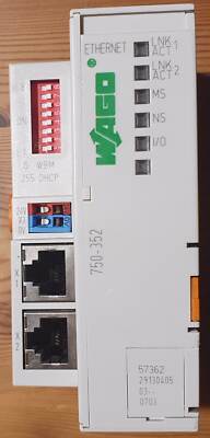 Wago IO System 750-352 Ethernet Koppler 100 MBit 2 Port