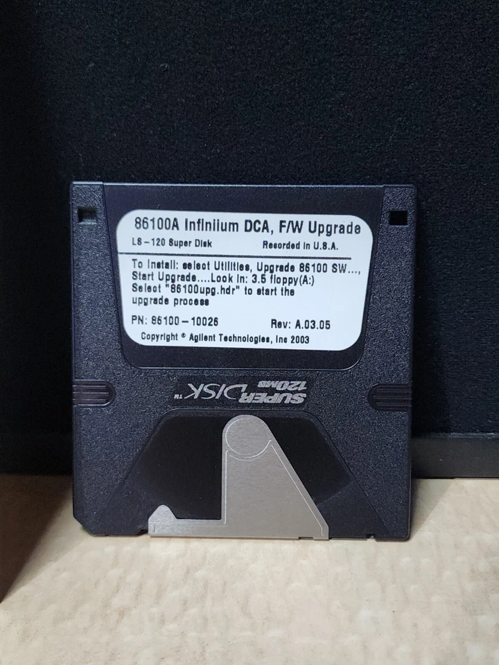 Agilent / HP / Keysight 86100-10026 3.5 Floppy Upgrade Software Kit. For 86100A - Image 2 of 4