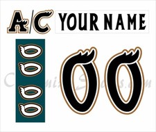 Manitoba Moose Customized Number Kit For 2007-2011 Home Uniform