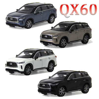 Infiniti QX60 2022 Diecast Model Miniature Kids Toy Car 1:64 Scale +Acrylic case