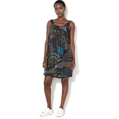 Desigual Women's Prunus Dulcis Dress, Black, 38