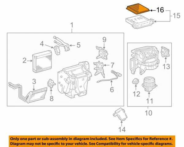 87139-47010 Toyota Filter, clean air 8713947010, New Genuine OEM 