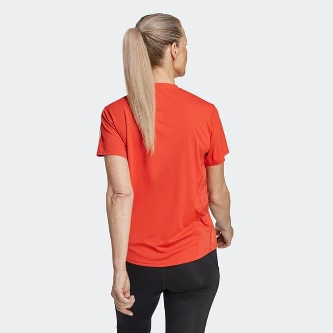 Camiseta Adidas Own The Run para mujer nueva con etiquetas, estilo # IC5194, talla M, roja muy querida Foto 4 de 4