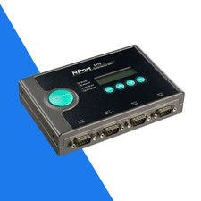 MOXA NPort 5410 4-Port RS232 to Ethernet Serial Device Server Support 12-48V In