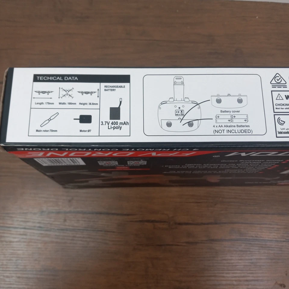 Sky Phantom Remote Control Drone | Open Box | Easy to Fly - Image 3 of 4