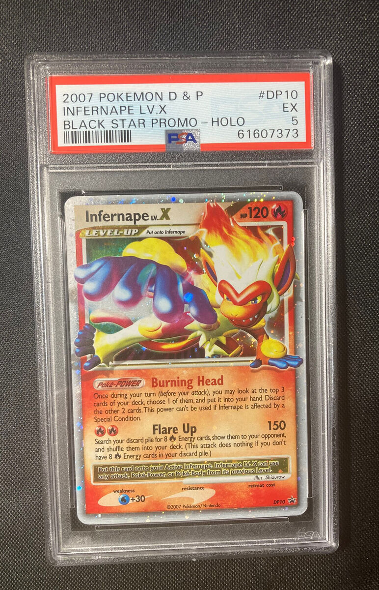  Pokemon - Infernape LV.X – DP10 – Promotional (DP10) - Diamond  and Pearl Black Star Promos - Holo : Toys & Games