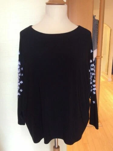 Black Tops & Shirts Size 18 for Women