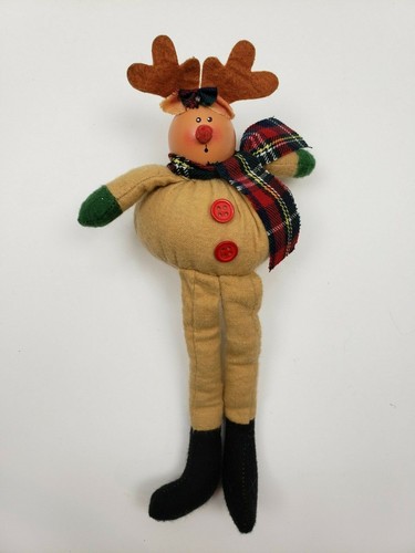Ganz Cottage Collectibles Kristen Bear 13" with Ganz Reindeer Doll - Picture 8 of 9