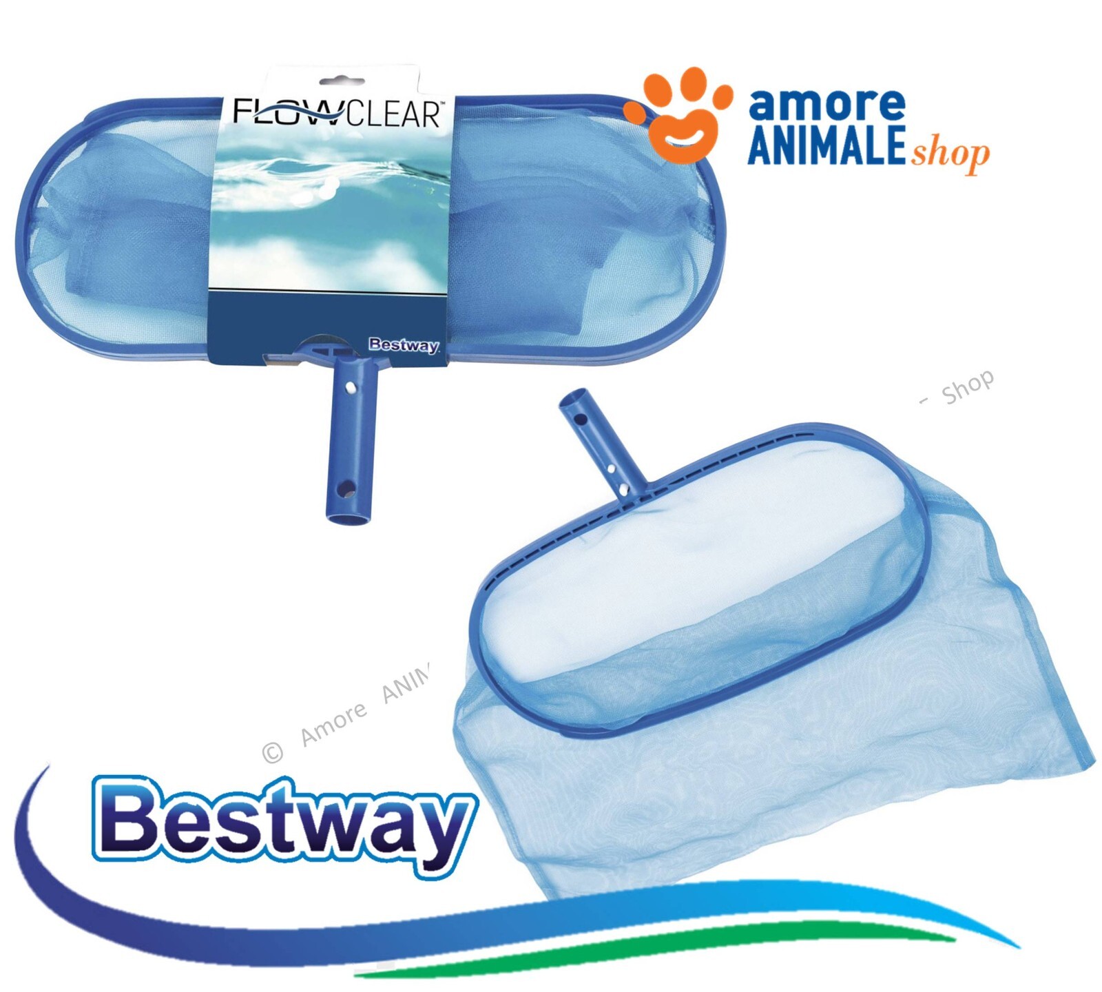 Bestway AQUANET Retino di Superficie a Sacco → Flowclear Pulizia Piscina / 58278