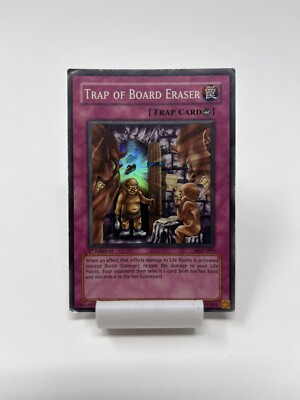 Yugioh Trap of Board Eraser PGD-099 1st Edition Super Rare