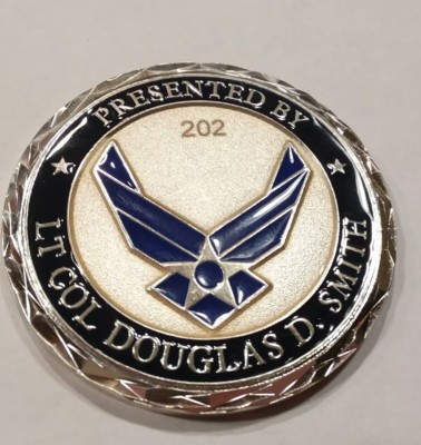 LT. COL DOUGLAS D. SMITH USAF 8TH INTELLIGENCE SQUADRON Challenge Coin 