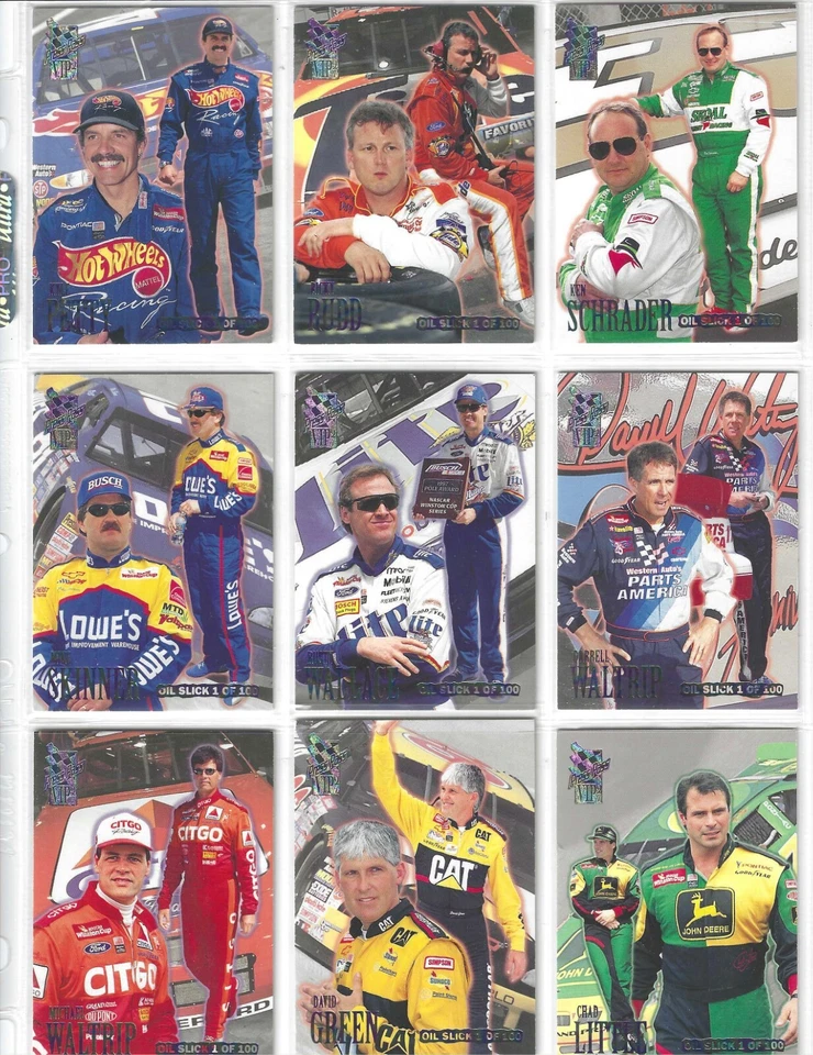 *1997 VIP OIL SLICK PARALLEL-#7 Bill Elliott-#072/100!-ONE CARD ONLY!* - Image 4 of 4