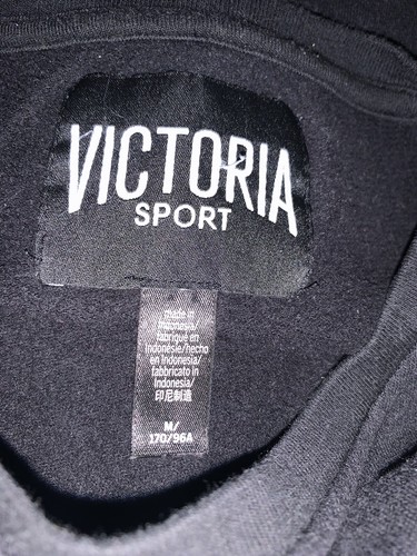 Victoria’s Secret Sport Sweatshirt Classic Black Size Medium - Picture 3 of 3