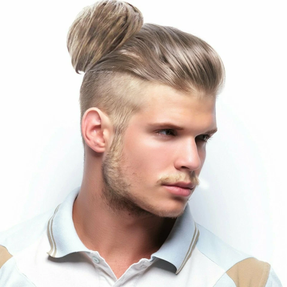 Clip On Instant Man Bun - Synthetic Hair Extension - Funny Gag Gift - Image 4 of 4