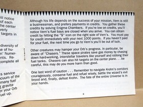 ORB 3D Manual - no game .... NES Nintendo