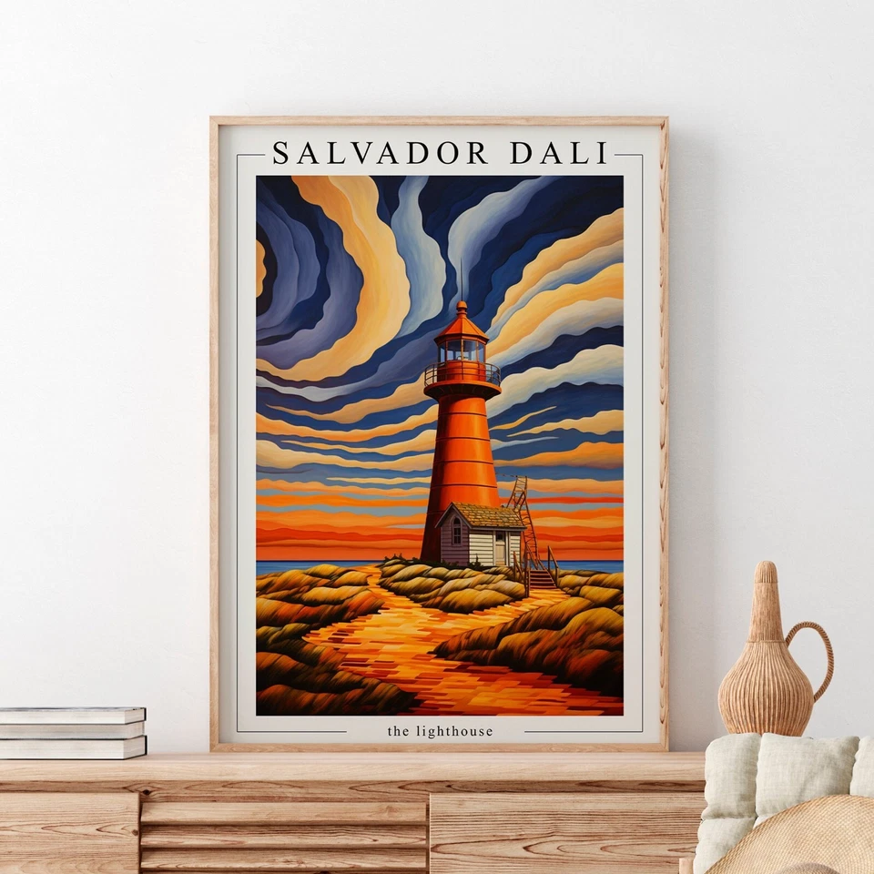 Impresión Salvador Dalí, El Faro, Póster Dalí, Impresión Dalí, Foto 2 de 4