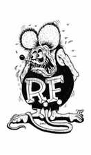 RAT FINK - ED "BIG DADDY" ROTH MONSTER RAT CARD
