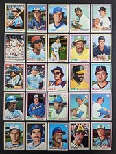 1978 Topps Baseball Set Break 25 Cards