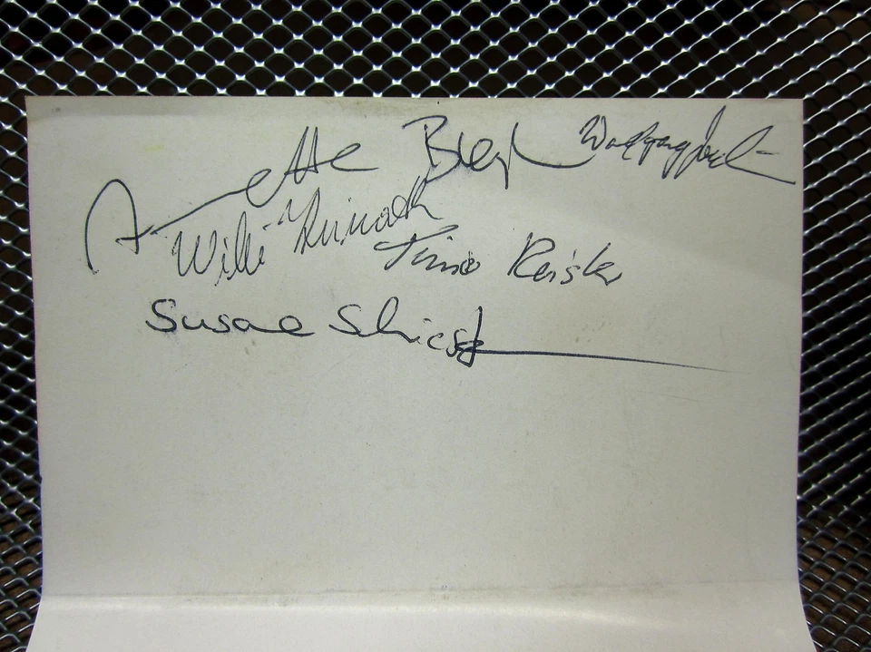 KARL MAURER autograph Musikverein Dettingen cassette-tape German trombone - Image 2 of 2