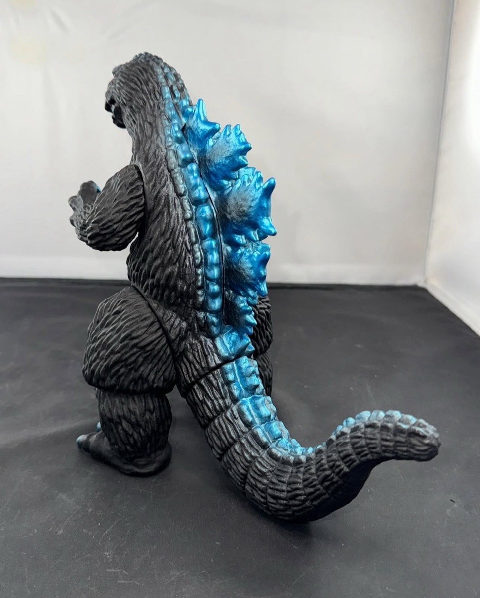 GIGABRAIN 9” GODZILLA 1962 BLACK VINYL BLUE METALLIC SPRAYS RARE