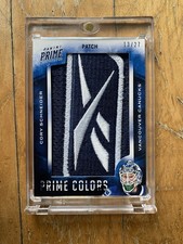 2013-14 Panini Prime Colors Cory Schneider Vancouver Canucks Patch Card 13/27