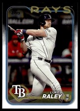 2024 Topps Series 1 Luke Raley Tampa Bay Rays #181 19305