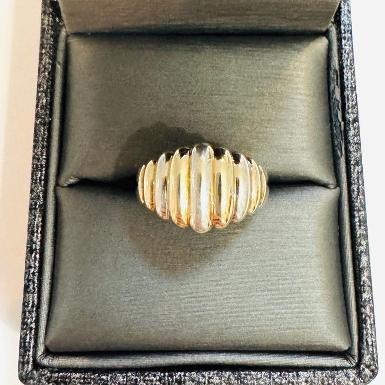 Michael Anthony Solid 10k Two-Tone Yellow & White… - image 2