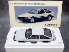 Autoart 1/18 Toyota Sprinter Trueno AE86 GT Apex White Diecast Model New