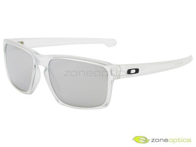 Oakley Sliver Urban Jungle Sunglasses OO9262-23 Matte Clear/Chrome Iridium