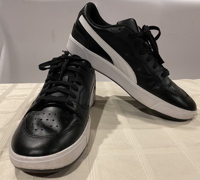 VTG Puma Sky LX Low  Black White  Sneaker Shoe Trainer EUC HTF 373343-02