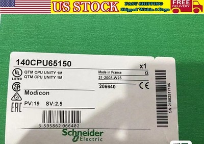 140CPU65150 BRAND NEW. FACTORY SEALED! Modicon CPU 140-CPU-651-50