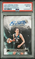 2023 PANINI ORIGINS WNBA ORIGINS AUTOS #OABSW BREANNA STEWART PSA 8