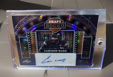 2025 Leaf Metal  Cameron Ward  Draft Bound #DB-CW1 Purple Ice Auto 6/8